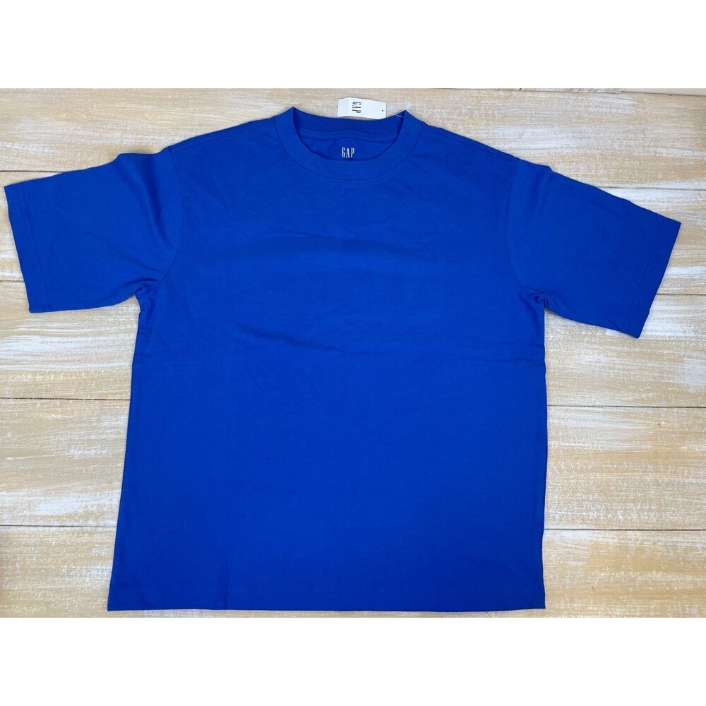 NWT Gap Womens Size XS Tee Shirt Boxy Tee Original Soft Blue